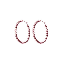 AURA Classic - Creolen mit Kugeln - 14k Gold /14k Roségold filled