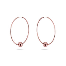 AMARA - Creole mit Kugel - 14k Gold filled / 14k Roségold filled