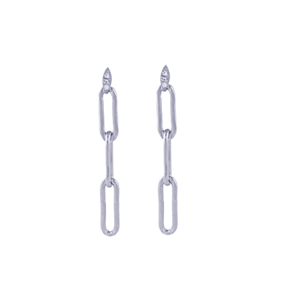VALDA Marquise Earrings - Silber