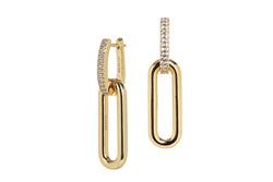 YVAZRA 2in1 EARRINGS - GOLD