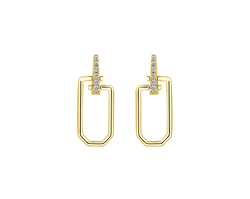AIMÉE Earrings Plain - Gold