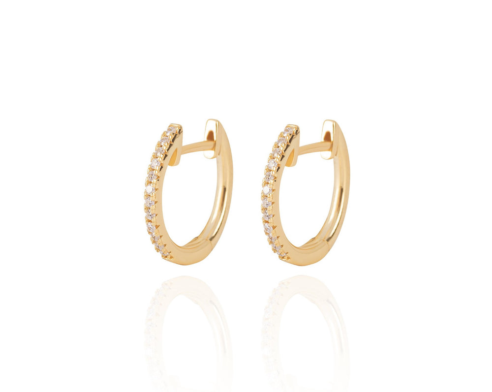 ALEA OVAL HOOPS  - Gold/ Roségold