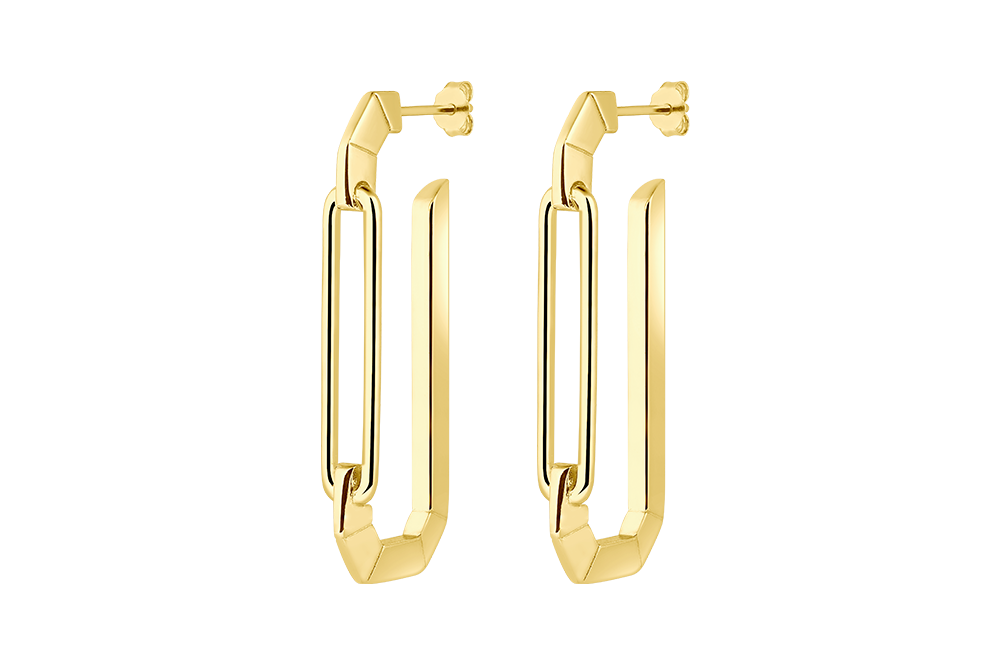 ALEX Long Earrings - Gold