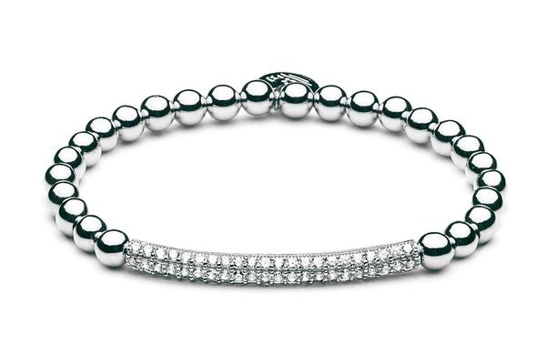 ALISA  - Limited Edition - Kugelarmband -Le Pavé Tube -  Silber - CLASSYANDFABULOUS JEWELRY