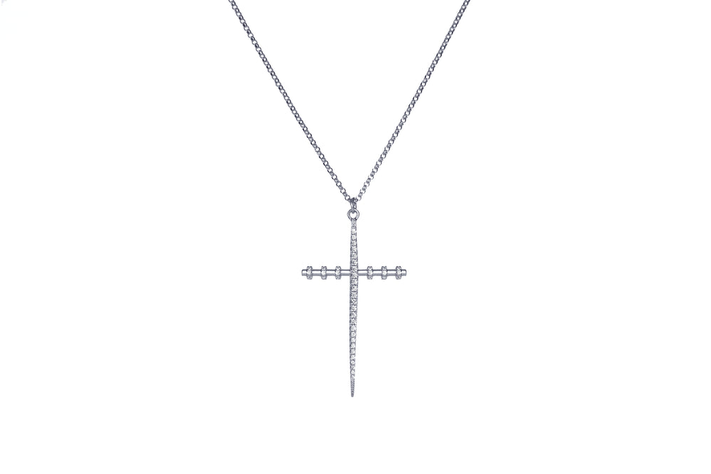 ALIX - THE EXCLUSIVE GM CROSS CHAIN  -  SILBER