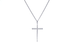 ALIX - THE EXCLUSIVE GM CROSS CHAIN  -  SILBER