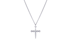 ALIX - THE EXCLUSIVE PM CROSS CHAIN  -  SILBER