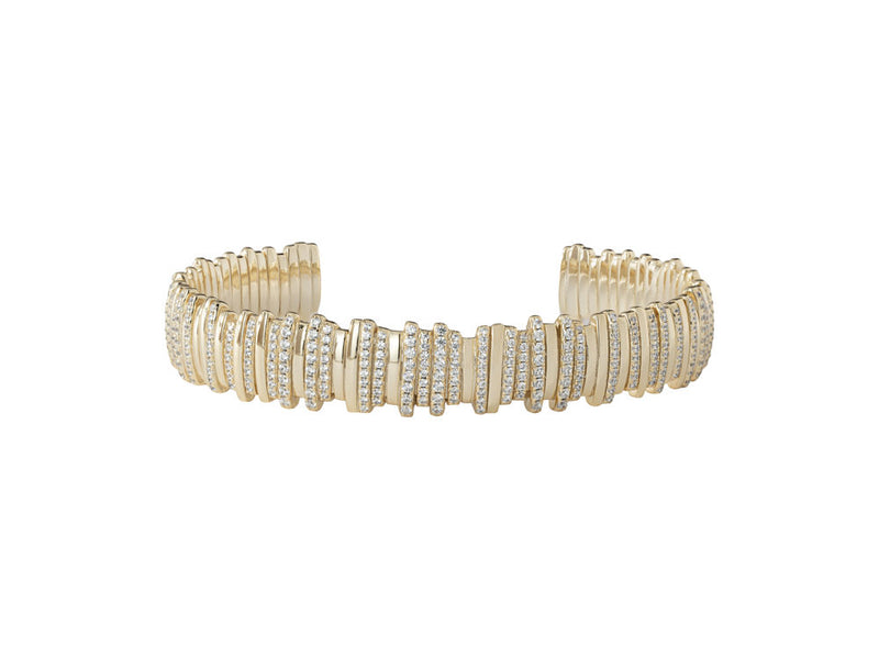 AVE STATEMENT OPEN BRACELET - GOLD