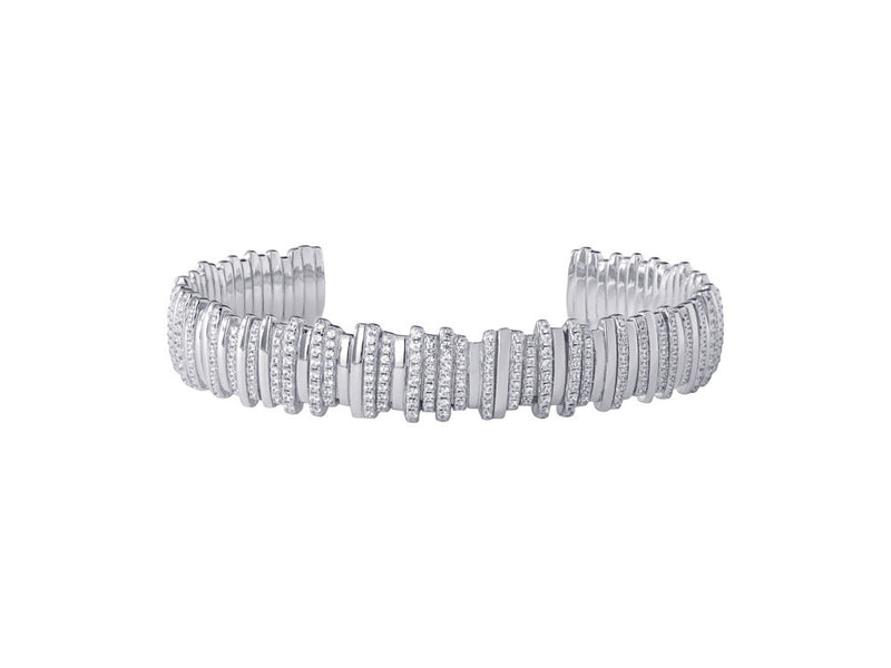 AVE STATEMENT OPEN BRACELET - SILBER