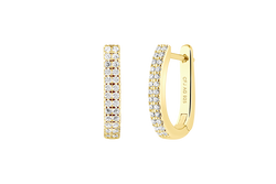 YVAZRA 2in1 EARRINGS - GOLD