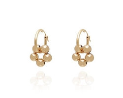 ABSOLUT AZALEA  Earring - Classic Hoops -versch. Grössen - Gold