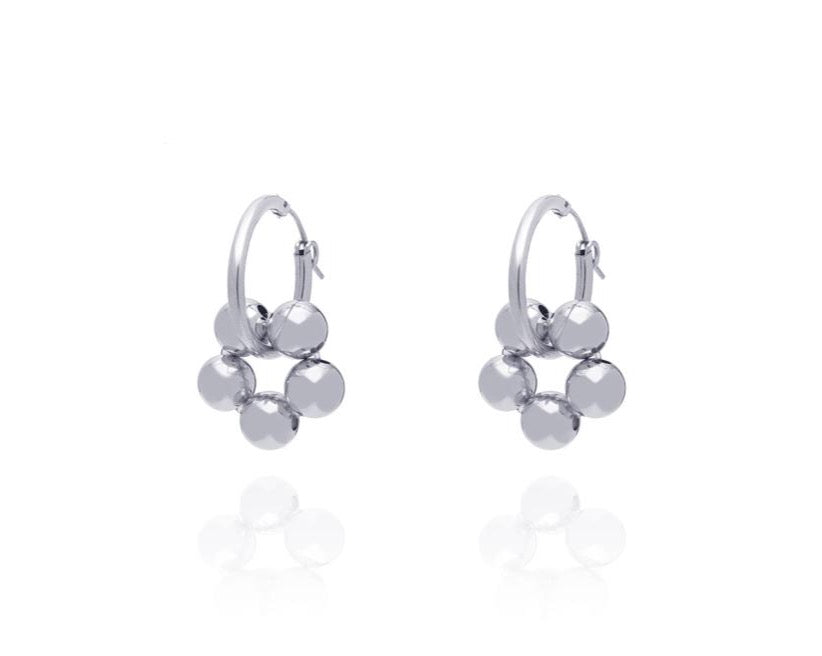 ABSOLUT AZALEA Earring - Classic Hoops -versch. Grössen - 925 Silber