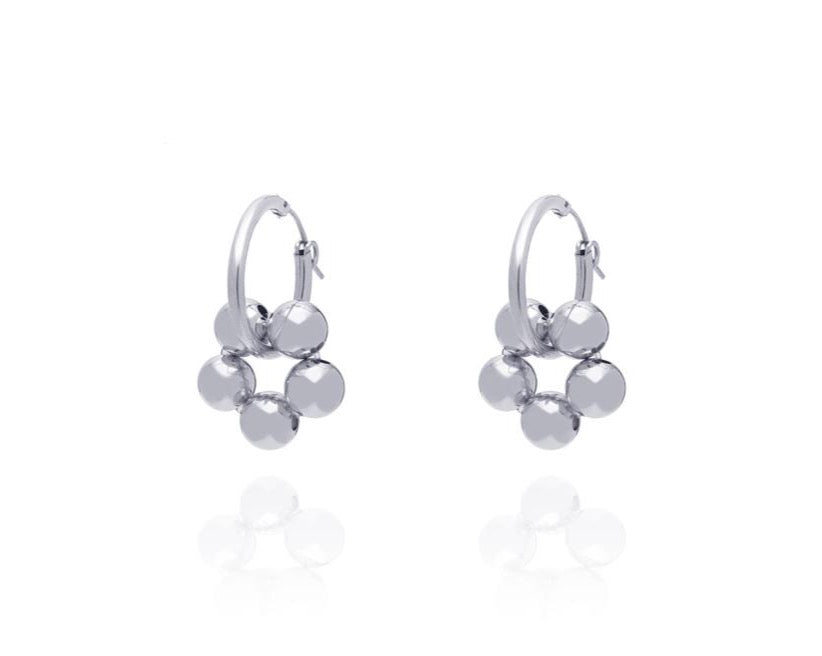 ABSOLUT AZALEA Earring - Classic Hoops -versch. Grössen - Silber