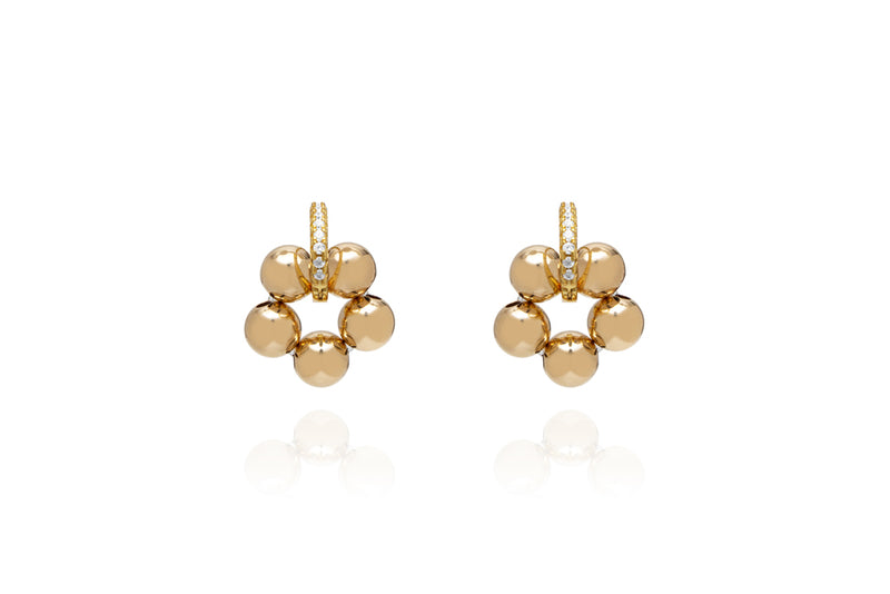 AZALEA Diamond Earring - Maxi - Gold