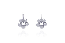 AZALEA Diamond Earring - Mini - Silber