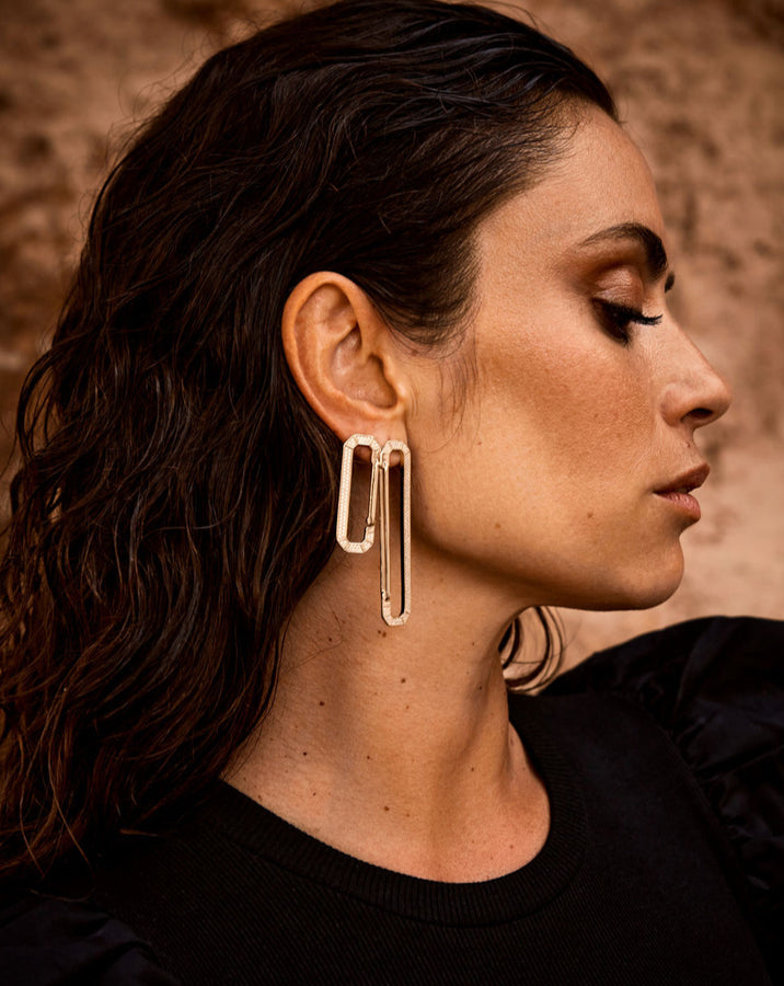ARYA Sparkle Earrings - Gold