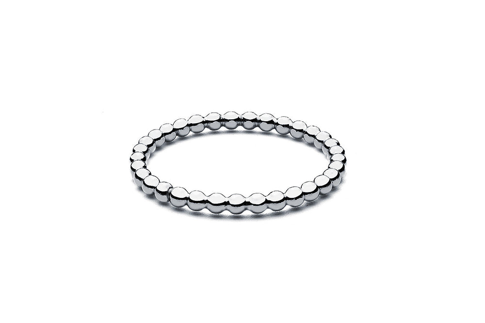Kugelring - Beaded Ring - Medium - Silber - CLASSYANDFABULOUS JEWELRY