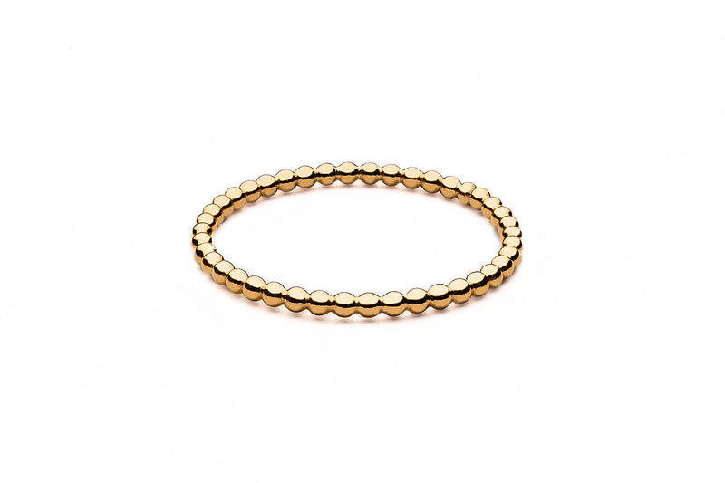 Beaded Ring  - Kugelring -  14k Gold - CLASSYANDFABULOUS JEWELRY