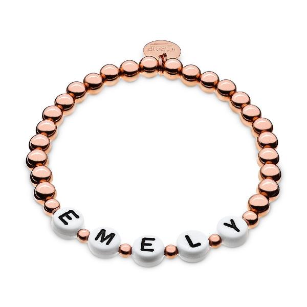 EMELY  - ID Bracelet - Namensarmband -  Roségold - CLASSYANDFABULOUS JEWELRY