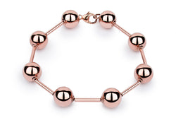 STYLE HÉROINE BRACELET  - Modernes Kugelarmband - Roségold - CLASSYANDFABULOUS JEWELRY