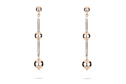 STYLE HÉROINE MAXI EARRING  - Moderner Kugelohrhänger -  Gold - CLASSYANDFABULOUS JEWELRY