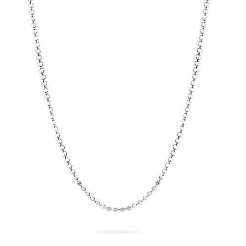 NEVE Necklace  - Pailletten Kette -  Silber - CLASSYANDFABULOUS JEWELRY