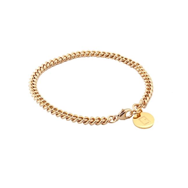 Curb Chain Bracelet  - Gold - CLASSYANDFABULOUS JEWELRY