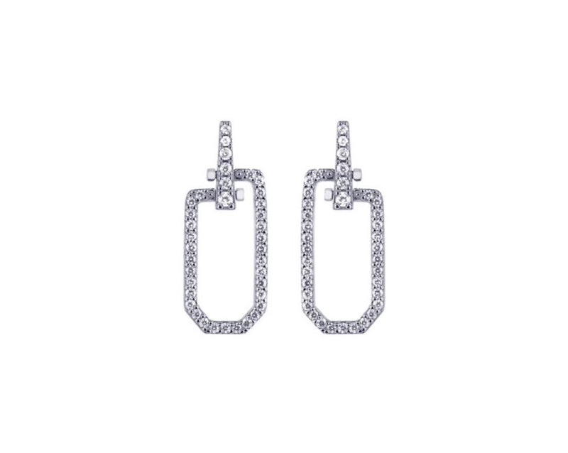 AIMÉE Earrings Sparkle - Silber