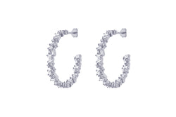 LORA MEDIUM HOOPS - 925 Silber - LIMITIERT