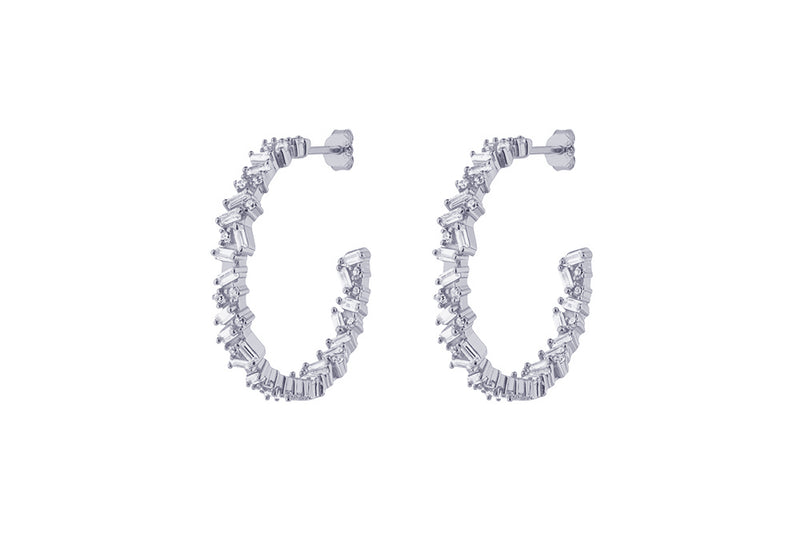 LORA MEDIUM HOOPS - 925 Silber - LIMITIERT