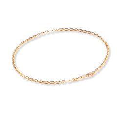 EVELIN MINI FLAT Anklet - Zartes Fusskettchen - Gold