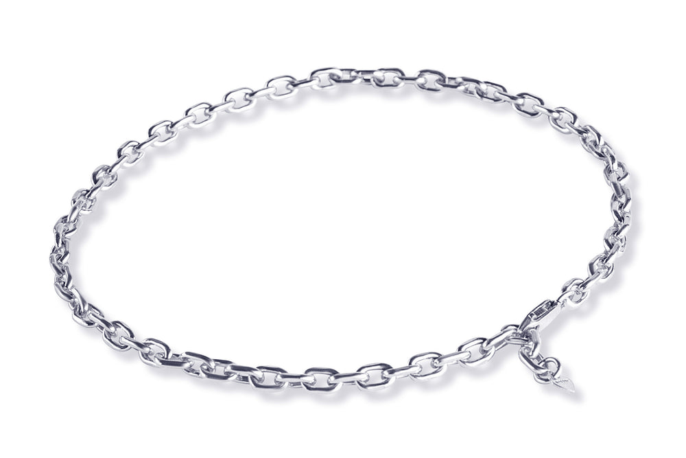 EVELIN MEDIUM ROUND Anklet - Fusskettchen - Silber