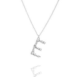 E - Buchstaben Kette - Letter Chain - Silber - CLASSYANDFABULOUS JEWELRY