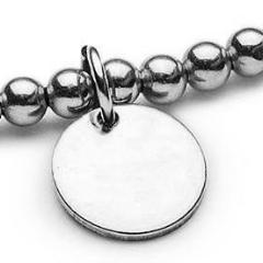 Gravuranhänger - 10mm -  Silber - CLASSYANDFABULOUS JEWELRY