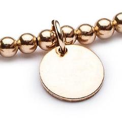 Gravuranhänger - 10mm - Gold - CLASSYANDFABULOUS JEWELRY