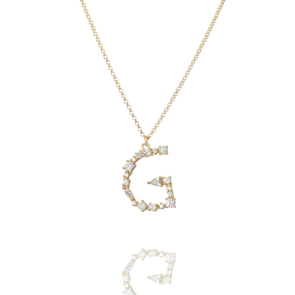 G - Buchstaben Kette - Letter Chain - Gold - SOLD OUT - CLASSYANDFABULOUS JEWELRY