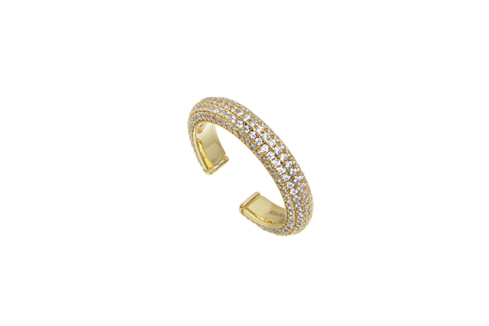 HER - FULL PAVÉ RING - GOLD