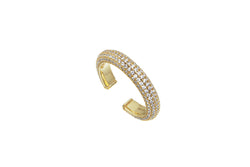 HER - FULL PAVÉ RING - GOLD