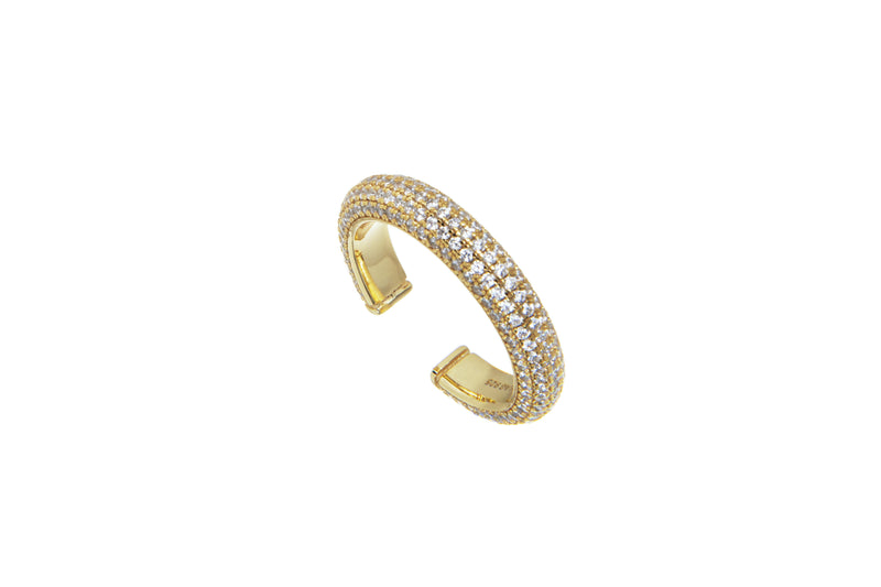 HER - FULL PAVÉ RING - GOLD