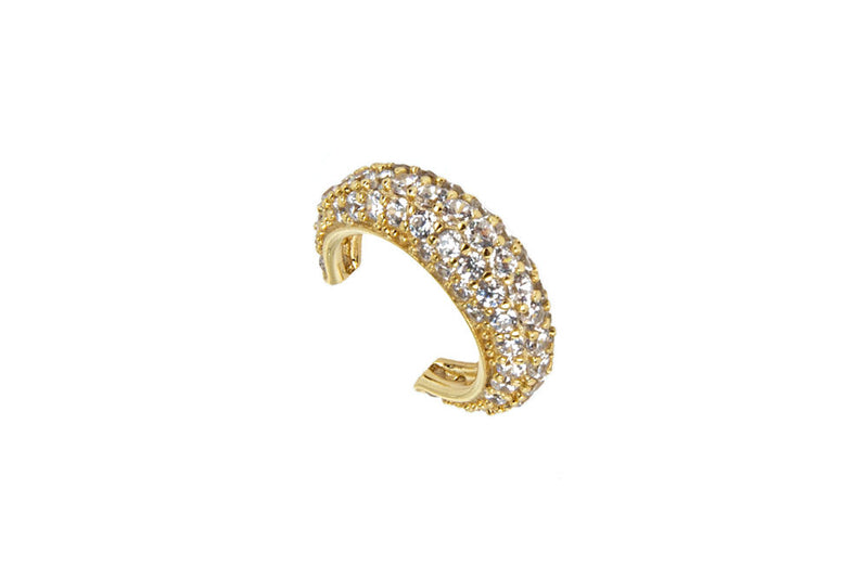 HER - FULL PAVÉ EARCUFF - GOLD