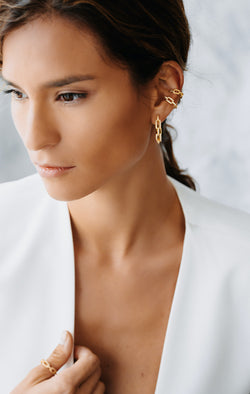 DAYA 2in1 EARCUFF - GOLD