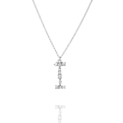 I - Buchstaben Kette - Letter Chain - Silber - CLASSYANDFABULOUS JEWELRY