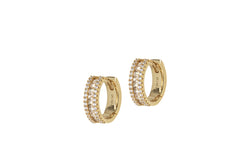 JULA- THE ULTIMATE REFINEMENT PM HOOPS - GOLD