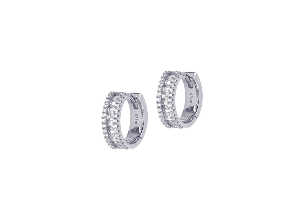 JULA- THE ULTIMATE REFINEMENT PM HOOPS - SILBER
