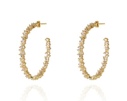 LORA NEW BIG HOOPS- INSIDE OUT - Gold -LUXURY EDITION LIMITIERT