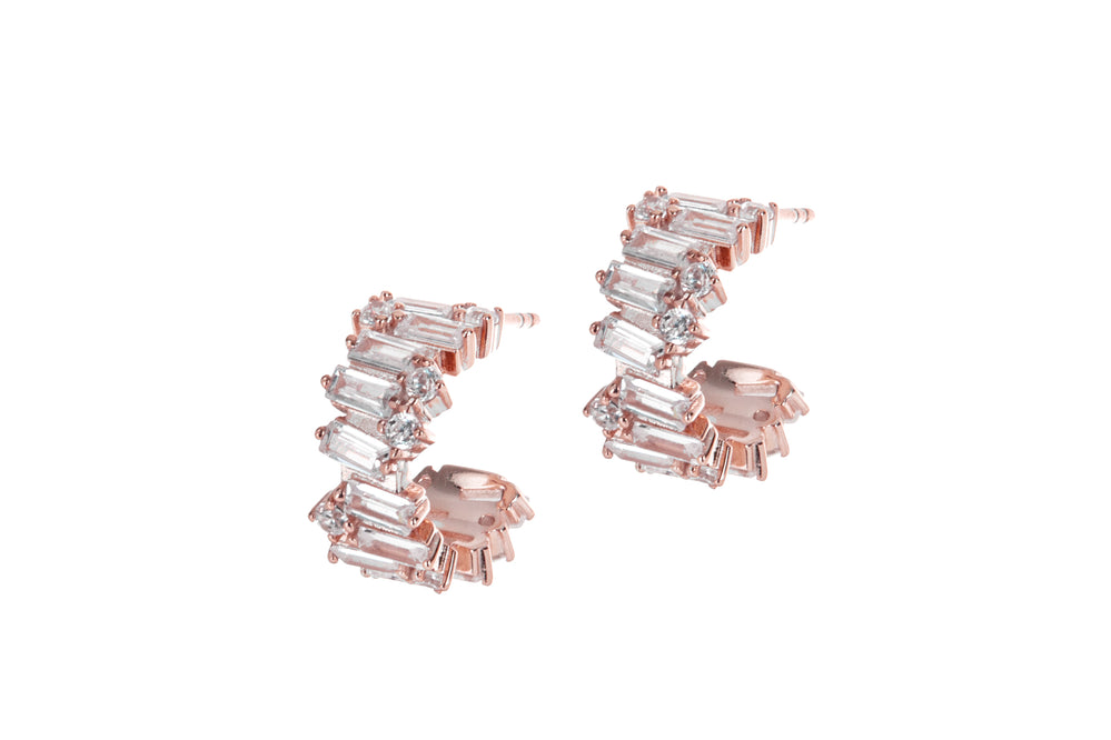 LORA BIG SMALL HOOPS - ROSÈGOLD - LIMITIERT