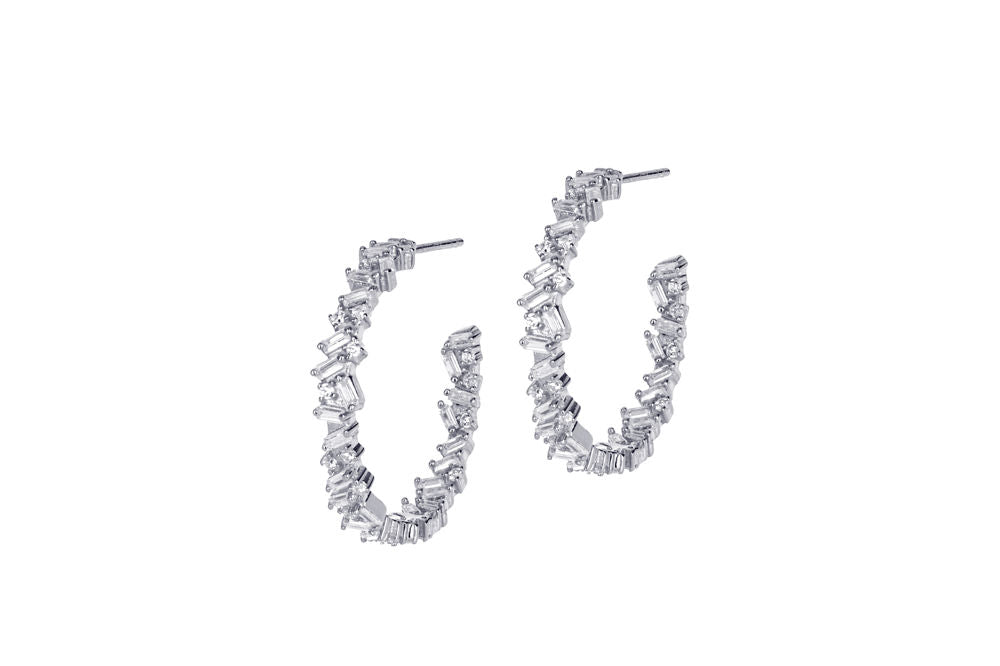LORA MEDIUM HOOPS - 925 Silber - LIMITIERT