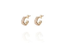 ANAH - DAZZL SMALL HOOPS - Gold - LIMITIERT