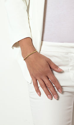 Curb Chain Bracelet  - Gold - CLASSYANDFABULOUS JEWELRY