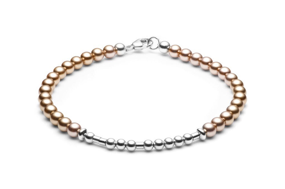 Kugelarmband/ Namensarmband • Morsecode • Bronze/ Gold - CLASSYANDFABULOUS JEWELRY